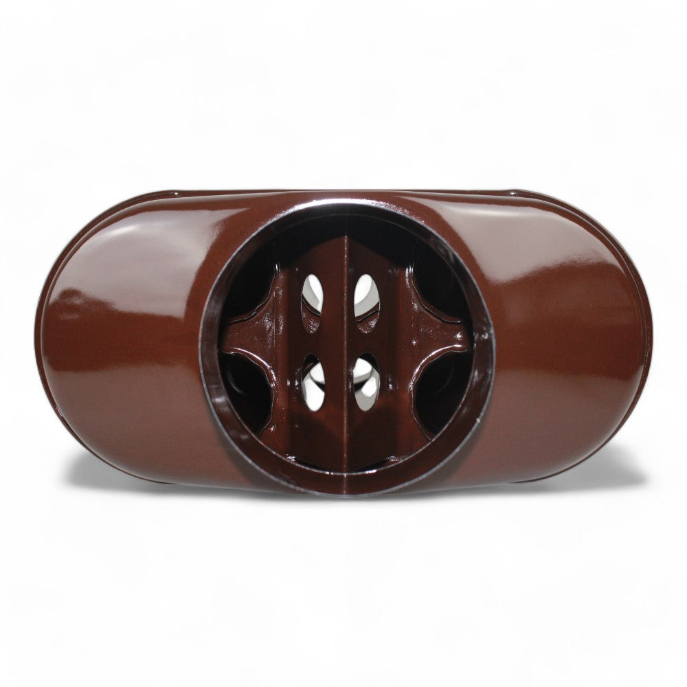 Diffuseur de chaleur en porcelaine marron "Ala Smalto Classic" - ø mm.120x500h.