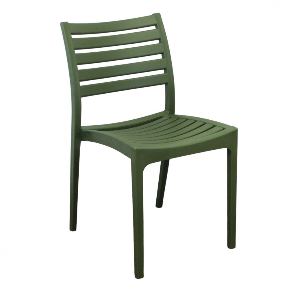 Sedia impilabile in polipropilene 42,5x49xH78 cm con design moderno Curvìa
