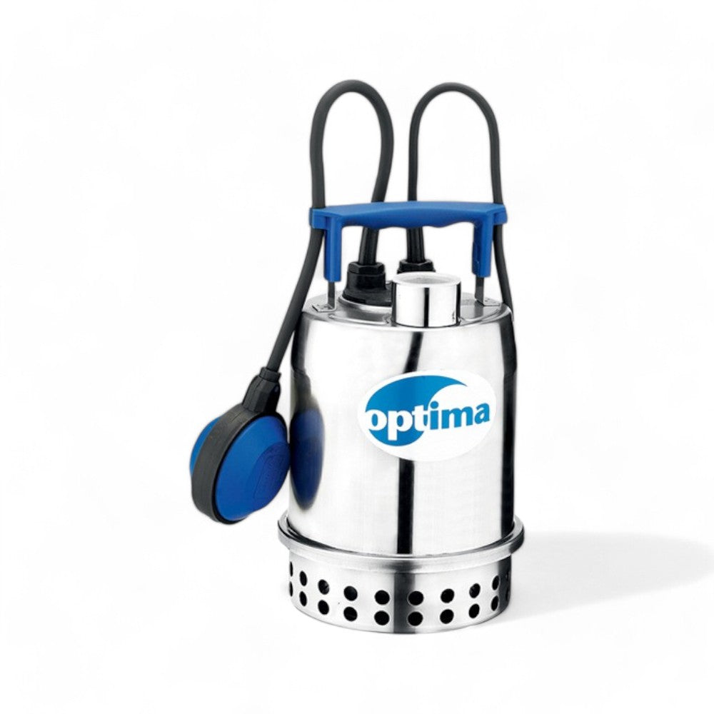 Elettropompa sommergibile con gallegiante per svuotamento di fosse biologiche e scarico in fognatura Optima