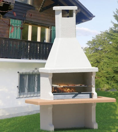 Grand barbecue en béton préfabriqué avec grille Beton Ceppo 94x40 cm