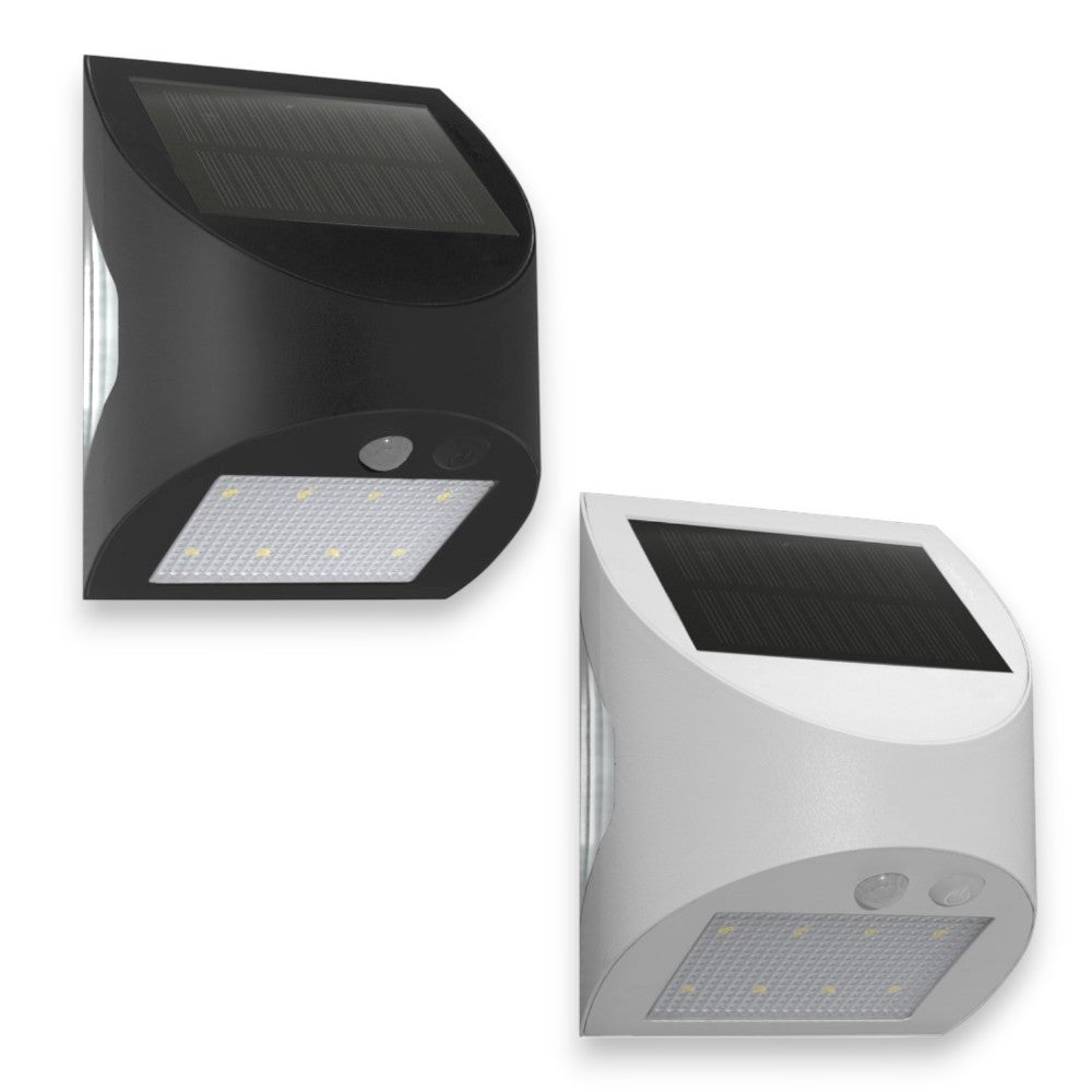 Faretto led 3W da esterno con sensore crepuscolare e di movimento pannello solare a batteria litio Century Arcadia Max