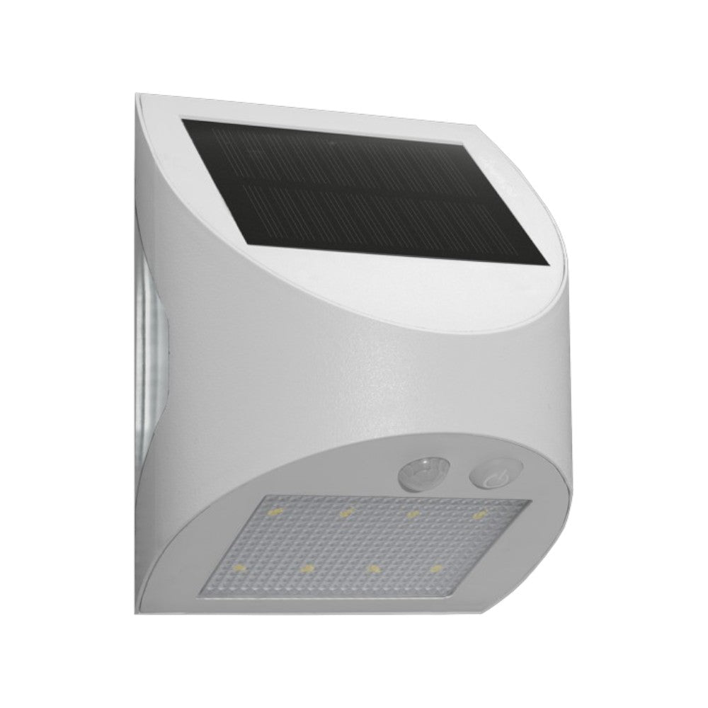 Faretto led 3W da esterno con sensore crepuscolare e di movimento pannello solare a batteria litio Century Arcadia Max