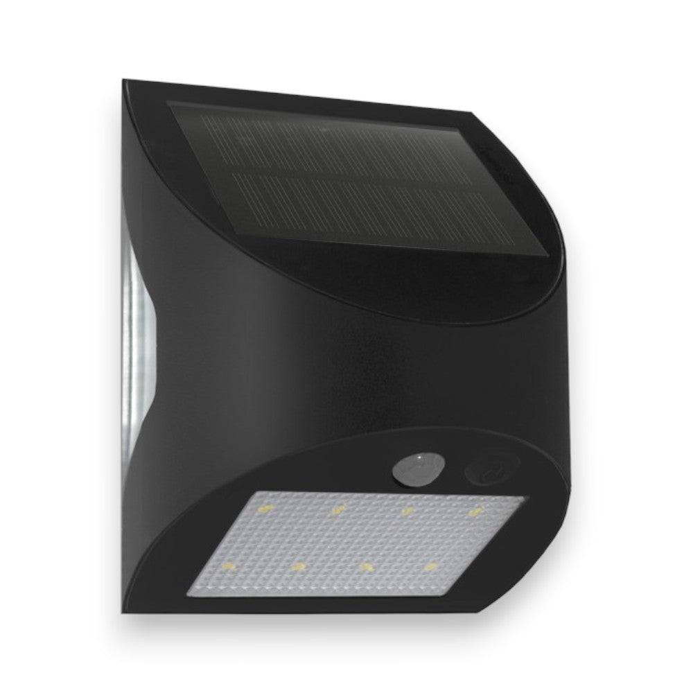 Faretto led 3W da esterno con sensore crepuscolare e di movimento pannello solare a batteria litio Century Arcadia Max