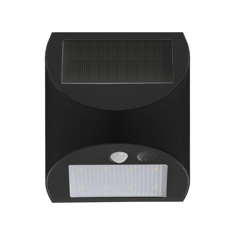 Faretto led 3W da esterno con sensore crepuscolare e di movimento pannello solare a batteria litio Century Arcadia Max