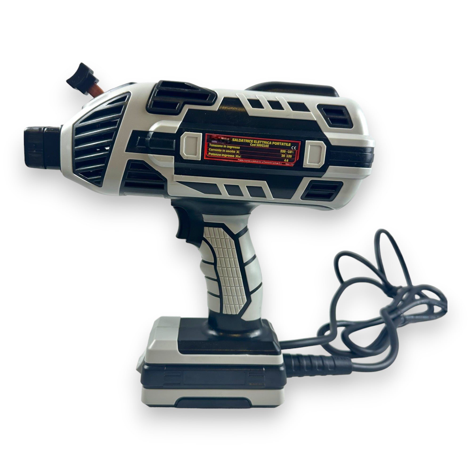 Kit de machine à souder à pistolet inverseur portable de 4,6 kW avec accessoires de mallette de transport