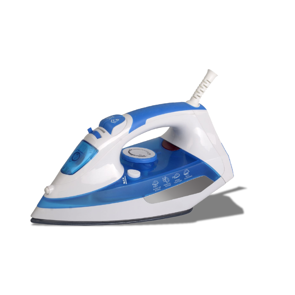 Ferro da stiro a vapore con piastra in ceramica 1800-2200 Watt con capacità d'acqua 300 ml