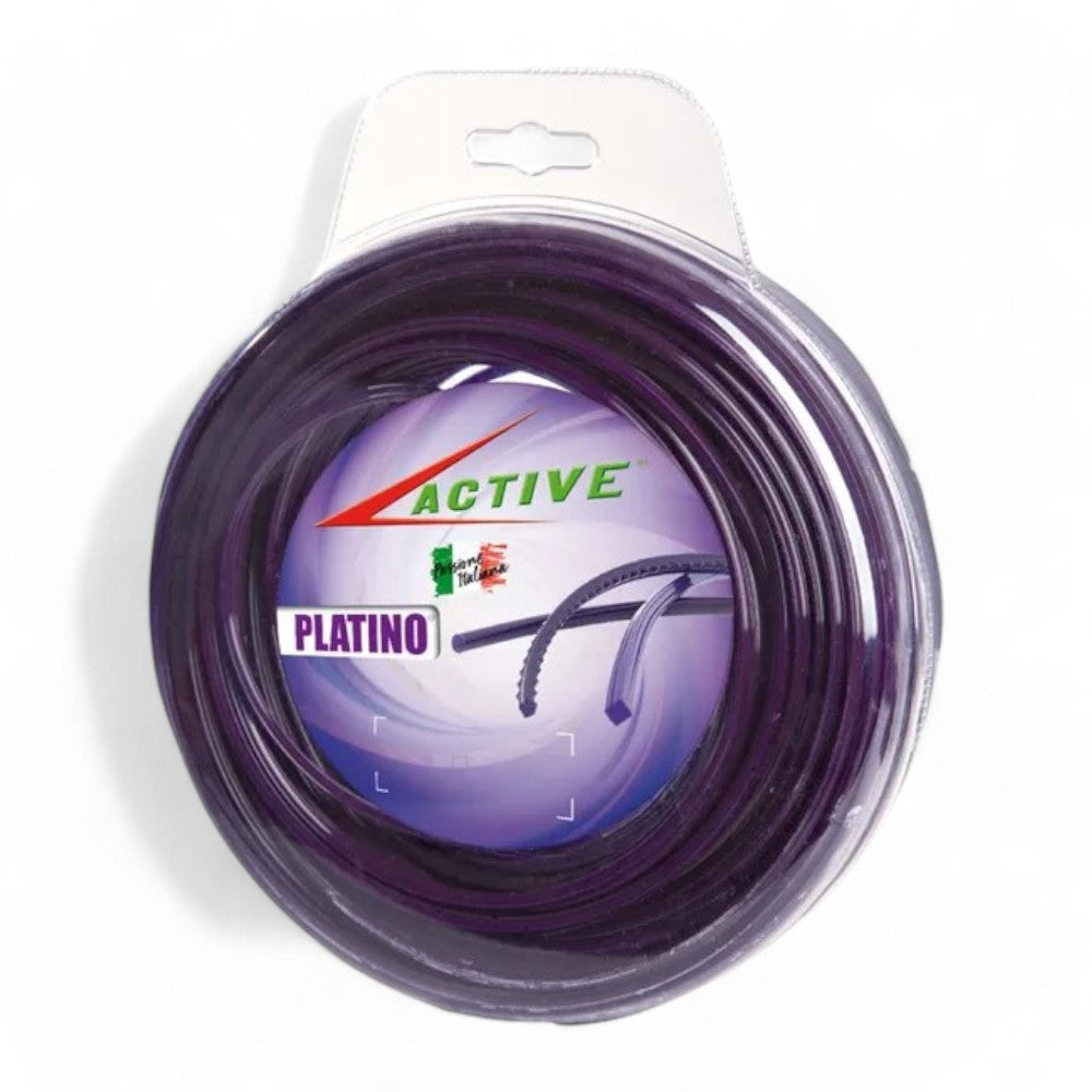 Filo nylon seghettato per decespugliatore viola 3,3 mm resistente e durevole lunga durata bobina 200 metri