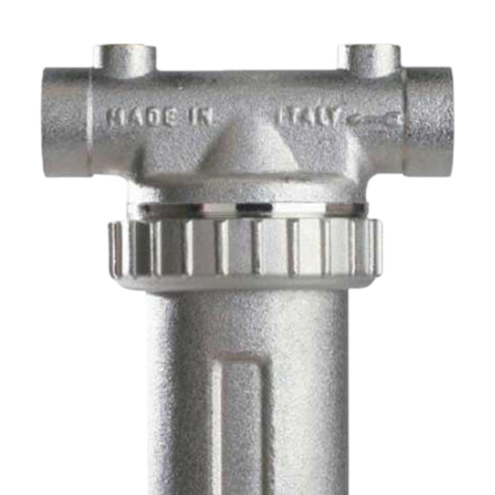 Filtro autopulente acqua 1 pollice con cartuccia filtrante 100 um e manometri integrati