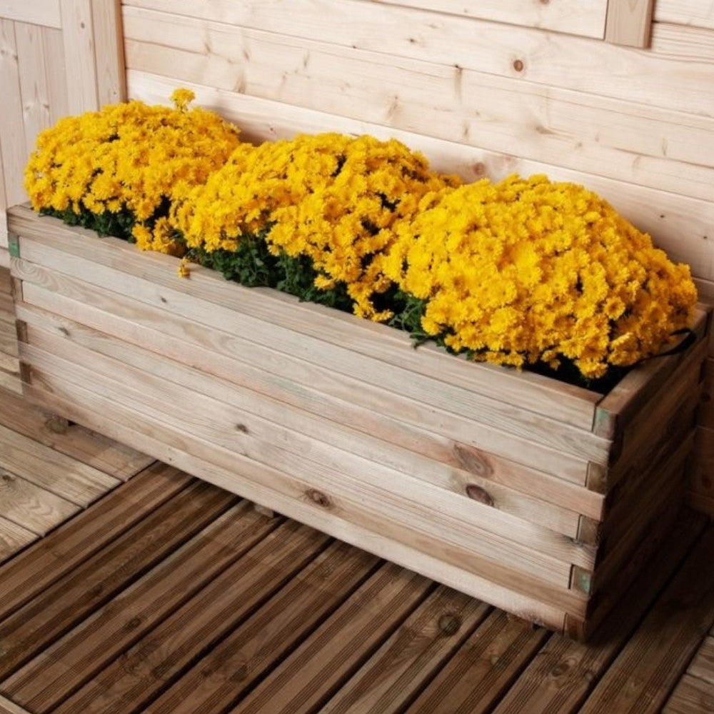 Jardinière en bois pour pots de fleurs et jardin