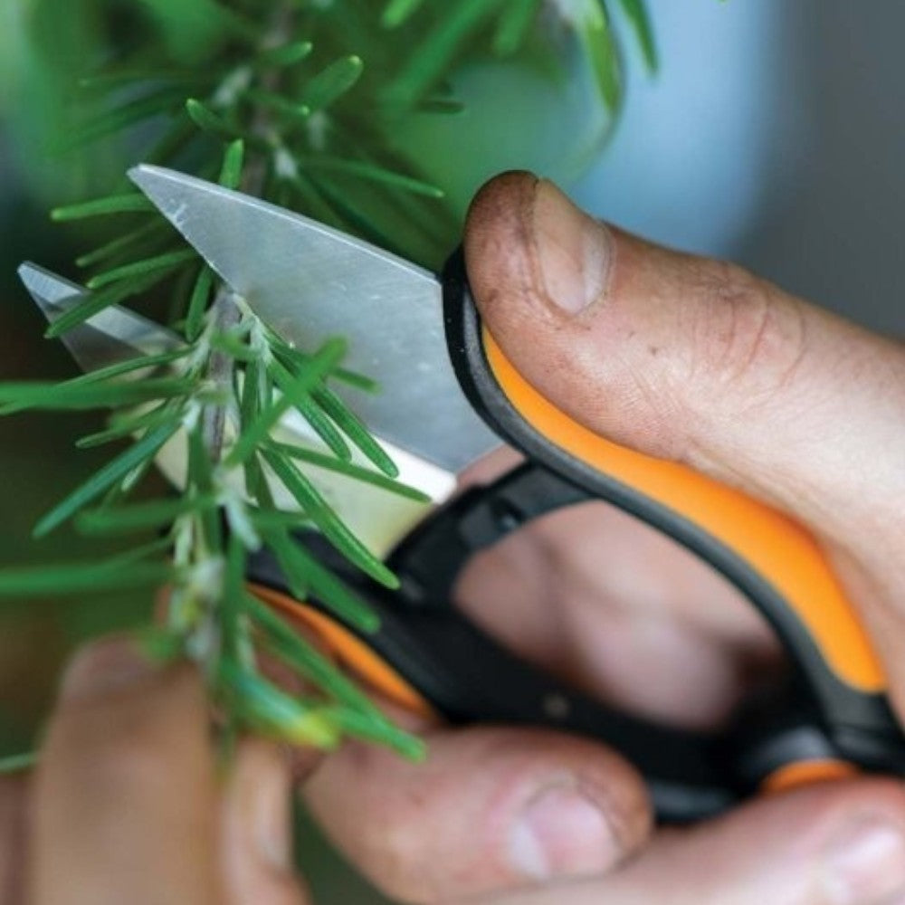 fiskars ciseaux à herbes 'solid sp220' 13 cm