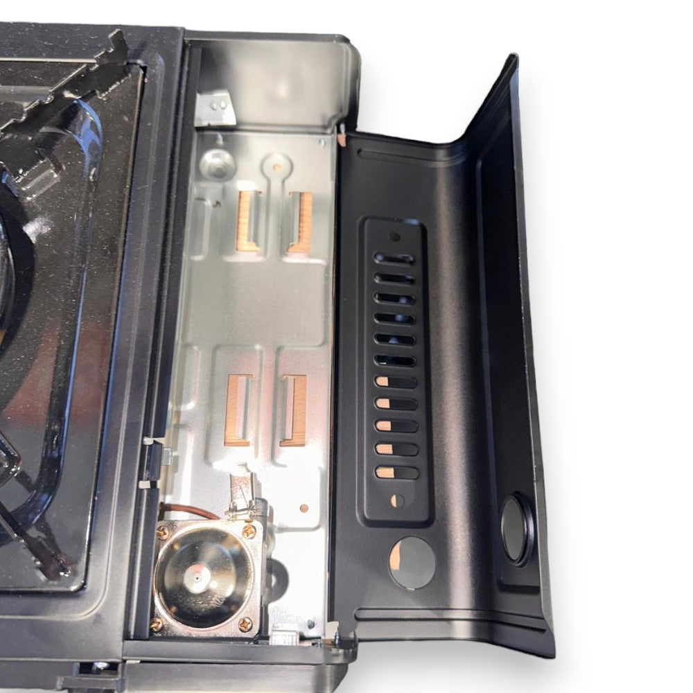 Réchaud de camping portable simple 2200 W avec allumage par cartouche de gaz et étui Etna