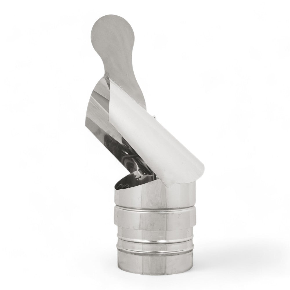 Cheminée à Aile Rotative Galvanisée - ø 10 cm