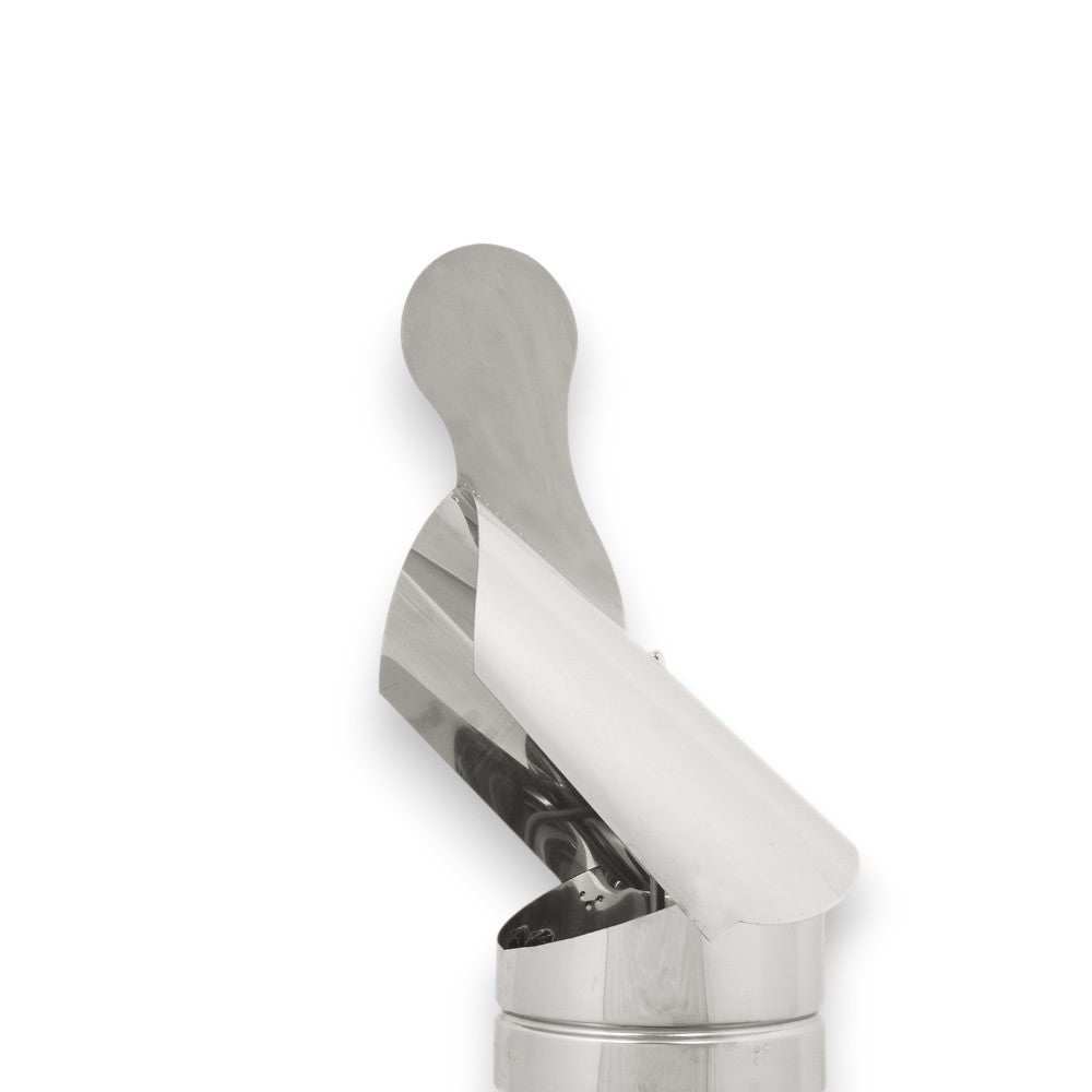 Cheminée à Aile Rotative Galvanisée - ø 10 cm