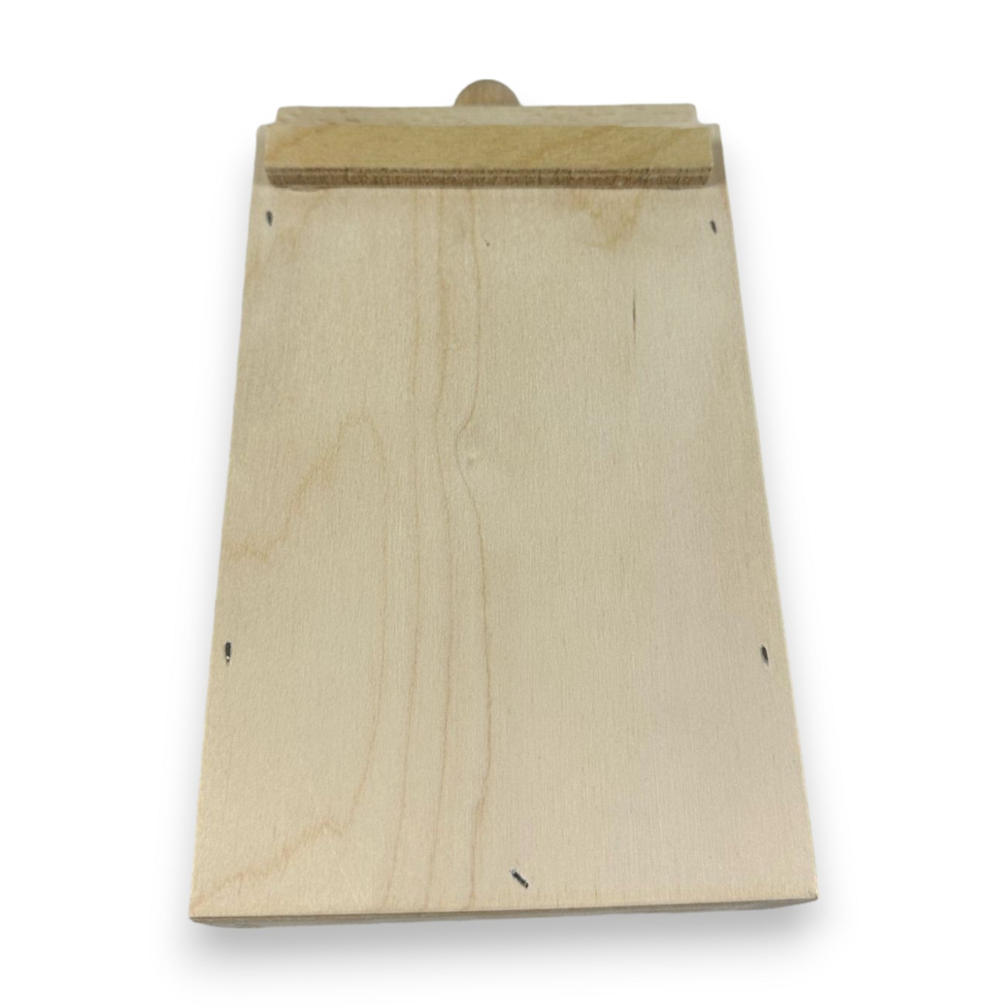 Râpe en acier inoxydable avec manche en bois et tiroir de récupération 