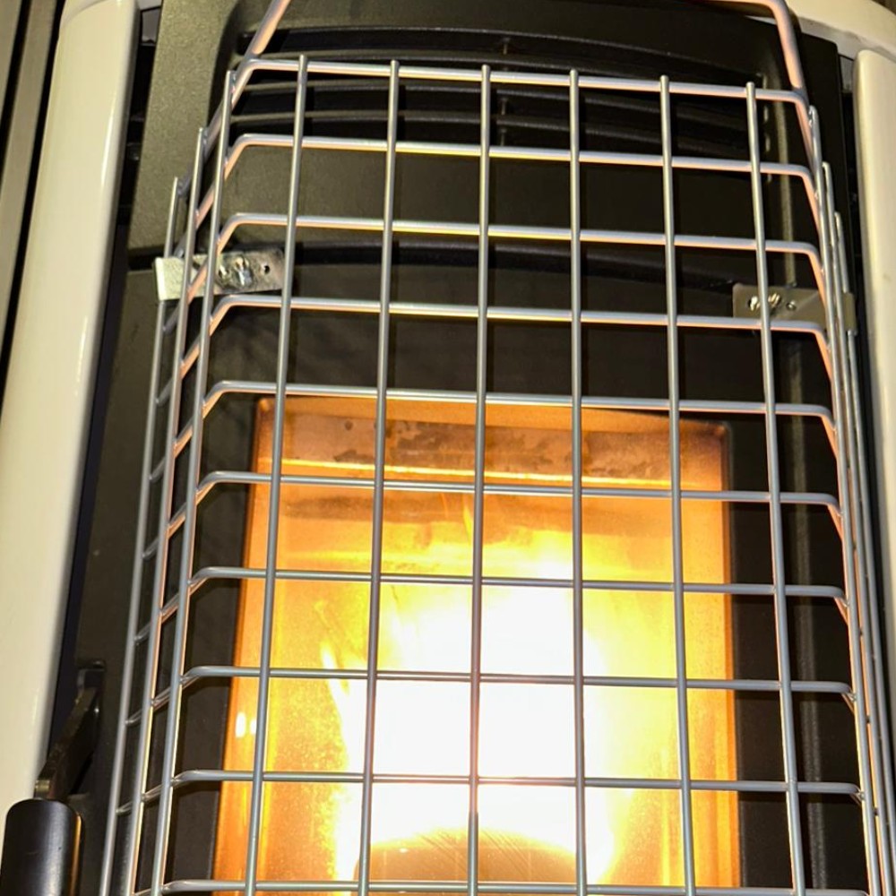 grille de protection contre les brûlures 'lux' réglable 49x14x34,5h cm