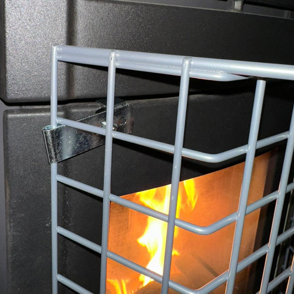 grille de protection contre les brûlures 'lux' réglable 49x14x34,5h cm