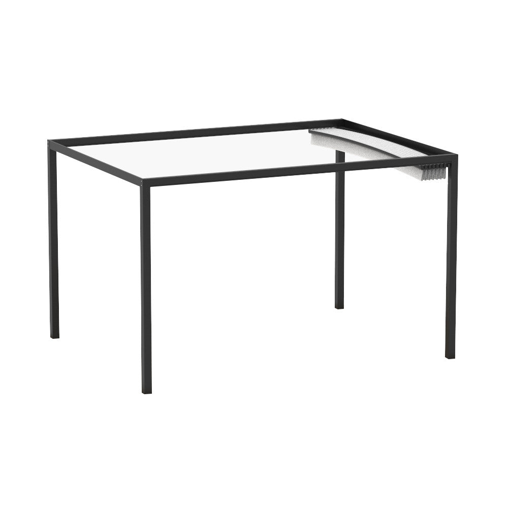 Gazebo pergola bioclimatica motorizzata da esterno in alluminio 3x3 mt con sistema retrattile integrato e illuminazione led