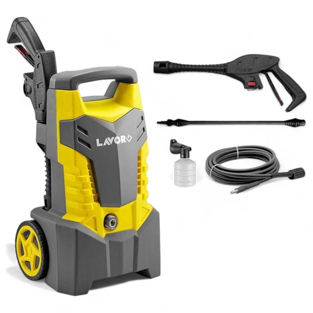 Idropulitrice acqua fredda 1700W 120 bar con accessori per pulizia Fast120