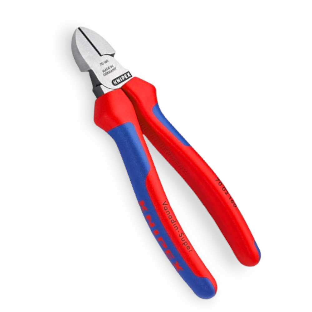 Pince coupante latérale avec lame en acier forgé au vanadium KNIPEX