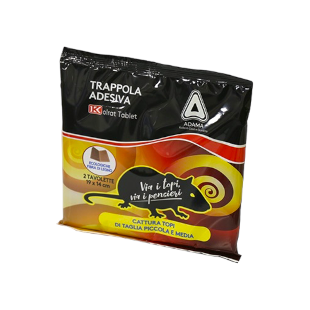 Comprimés rosticides 14x19 cm pour souris, paquet de 2 pour souris et rats, même de grande taille Adama Kollant Kolrat