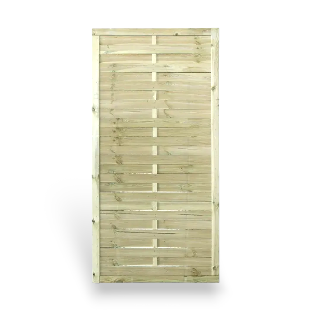 Panneau de clôture en bois imprégné de forêt, barrière coupe-vent 90x180 cm