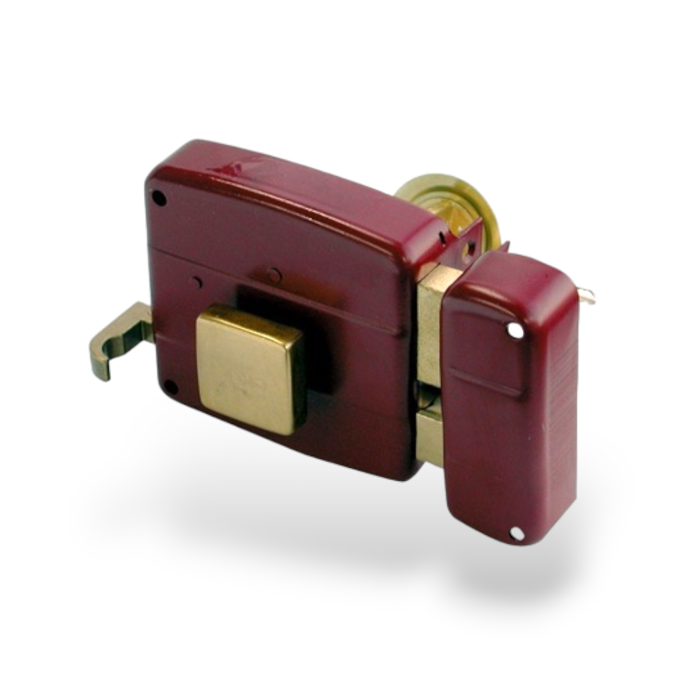 Serrure à appliquer en acier peint pour portails et portes CISA 50110