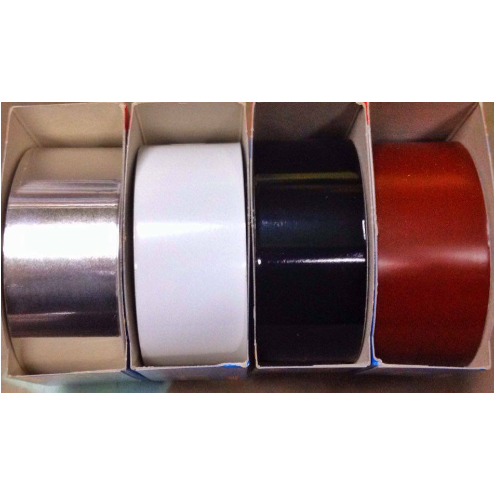 Ruban isolant en aluminium pour sceller les tuyaux de poêle haute température, rouleau de 9 m 