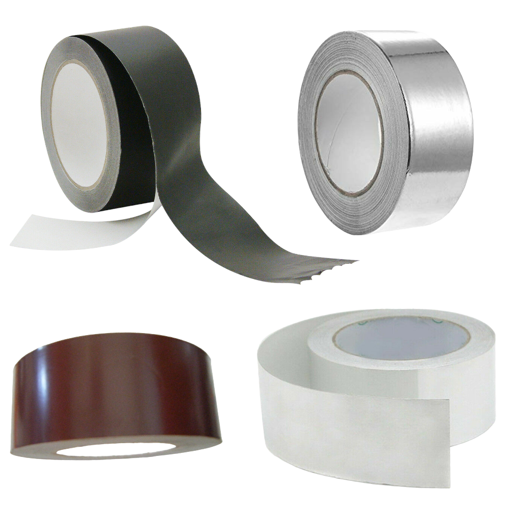 Ruban isolant en aluminium pour sceller les tuyaux de poêle haute température, rouleau de 9 m 