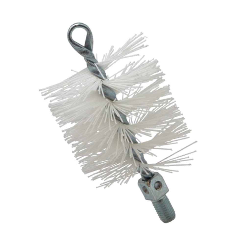 Brosse brosse en nylon pour le nettoyage des cheminées de poêles à granulés