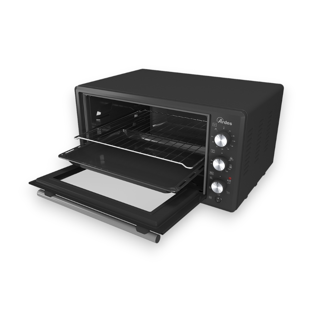 Four électrique ventilé 45 litres 1400W avec fonction rôtissoire Kratos Ardes 