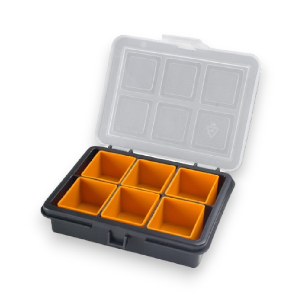 Mini boîte de rangement de matériel avec plateaux amovibles