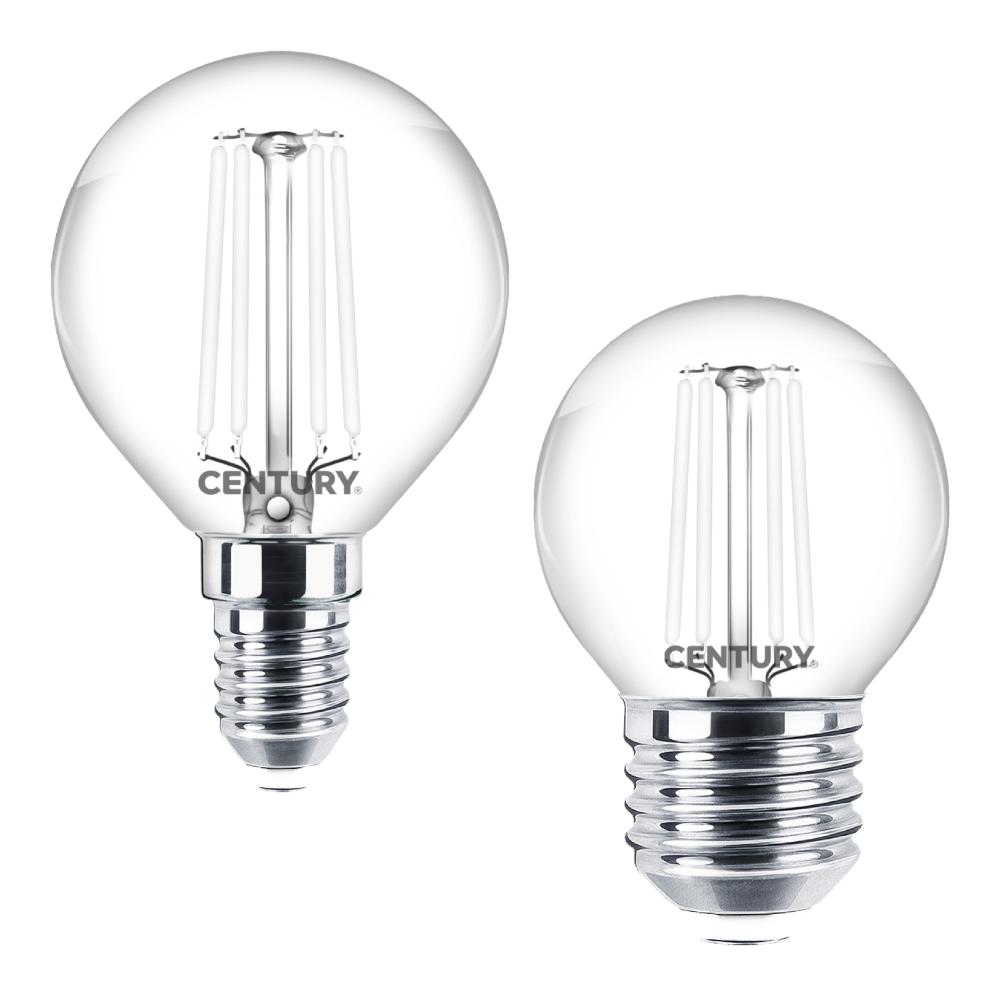 Ampoule LED à lumière chaude 470 lumens Mini Globo Century