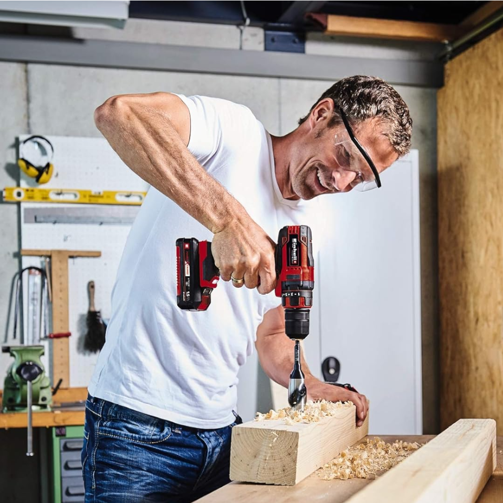 Perceuse-visseuse sans fil EINHELL TC-CD 18/35 LI avec éclairage LED intégré