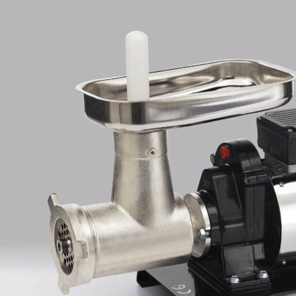 Hachoir à viande en acier trempé Reber TC12/TC22