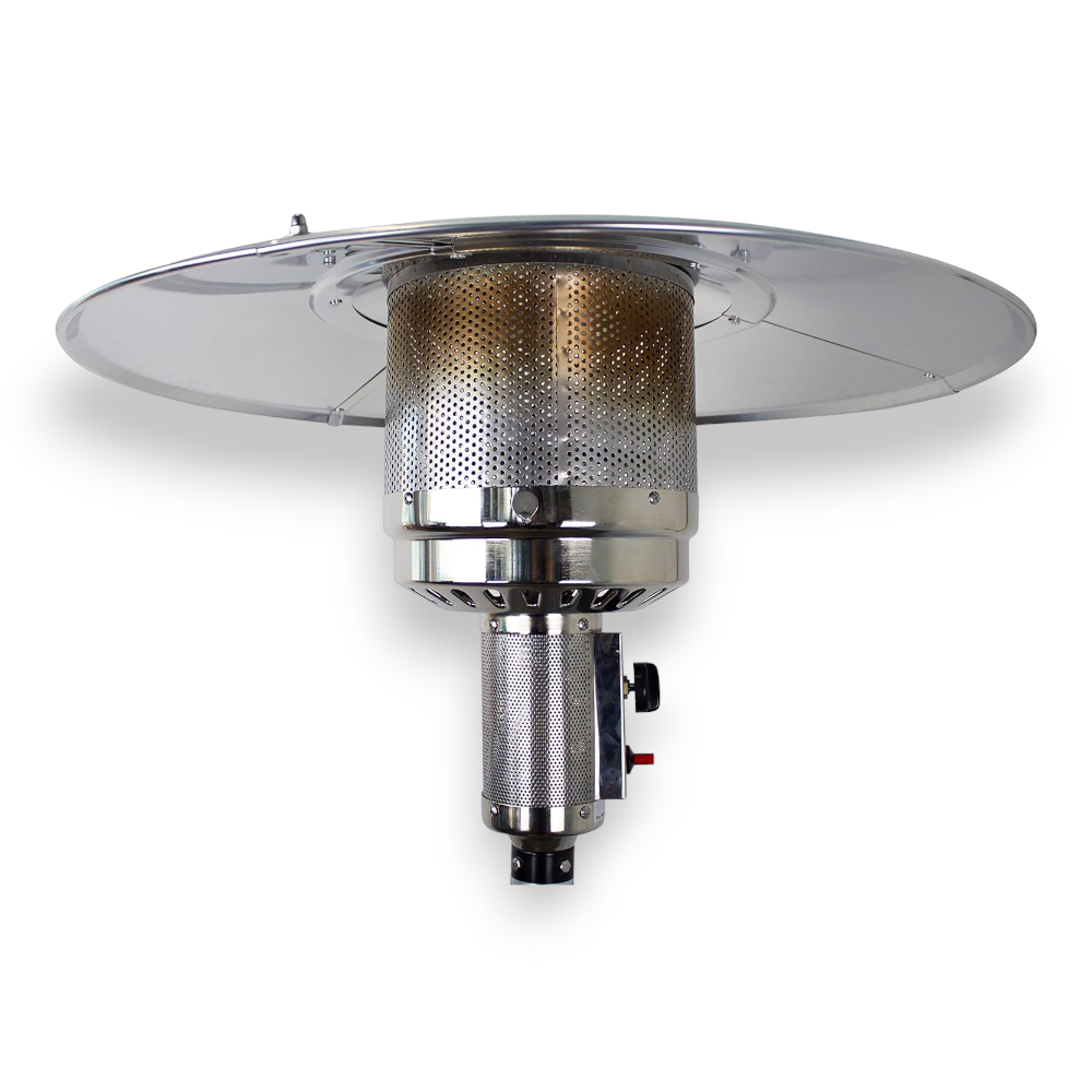 <transcy>Poêle à gaz thermopathique d'extérieur modèle champignon Niklas noir</transcy>