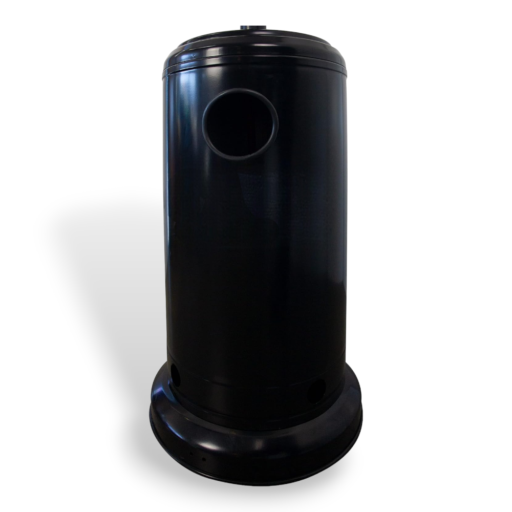 <transcy>Poêle à gaz thermopathique d'extérieur modèle champignon Niklas noir</transcy>