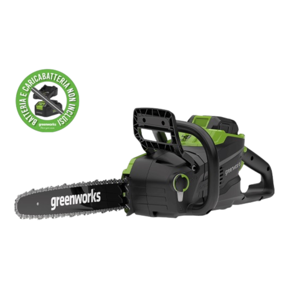 Tronçonneuse sur batterie 48 V avec lame de 36 cm et chaîne autolubrifiante Greenworks GD48CS36