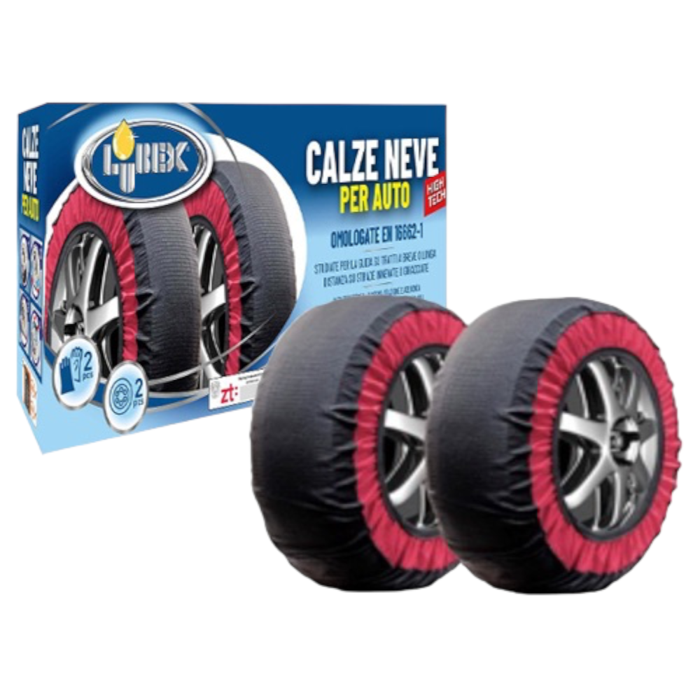 Chaussettes à neige universelles haute résistance homologuées LUBEX pour voitures