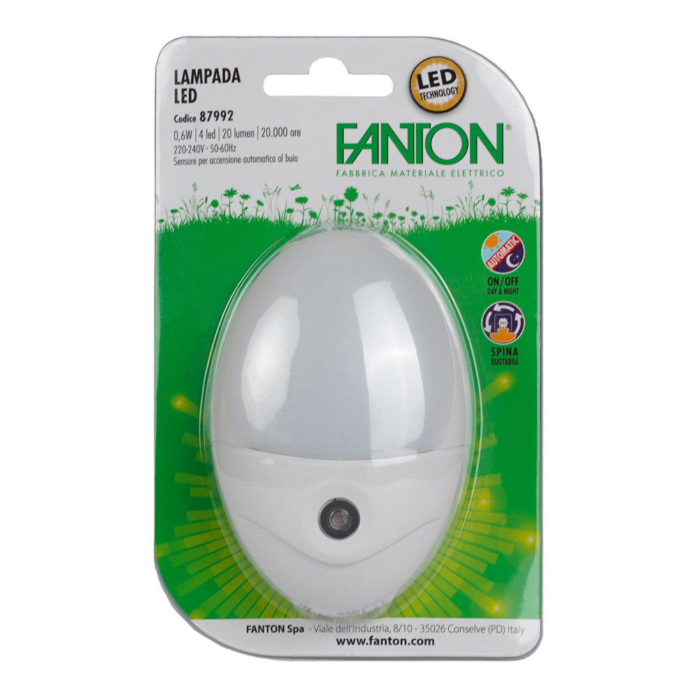 <transcy>Veilleuse avec capteur crépusculaire</transcy>