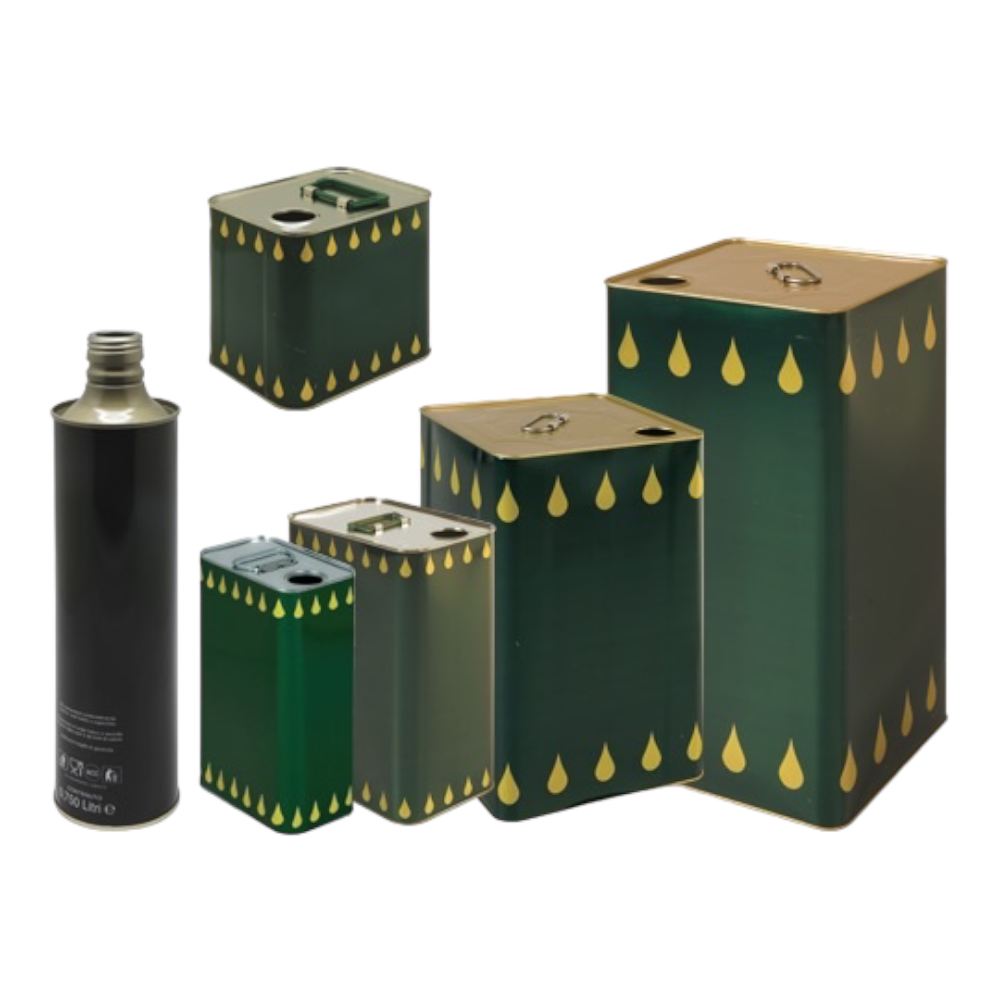 Bidon de 2 litres pour huile étanche avec poignée