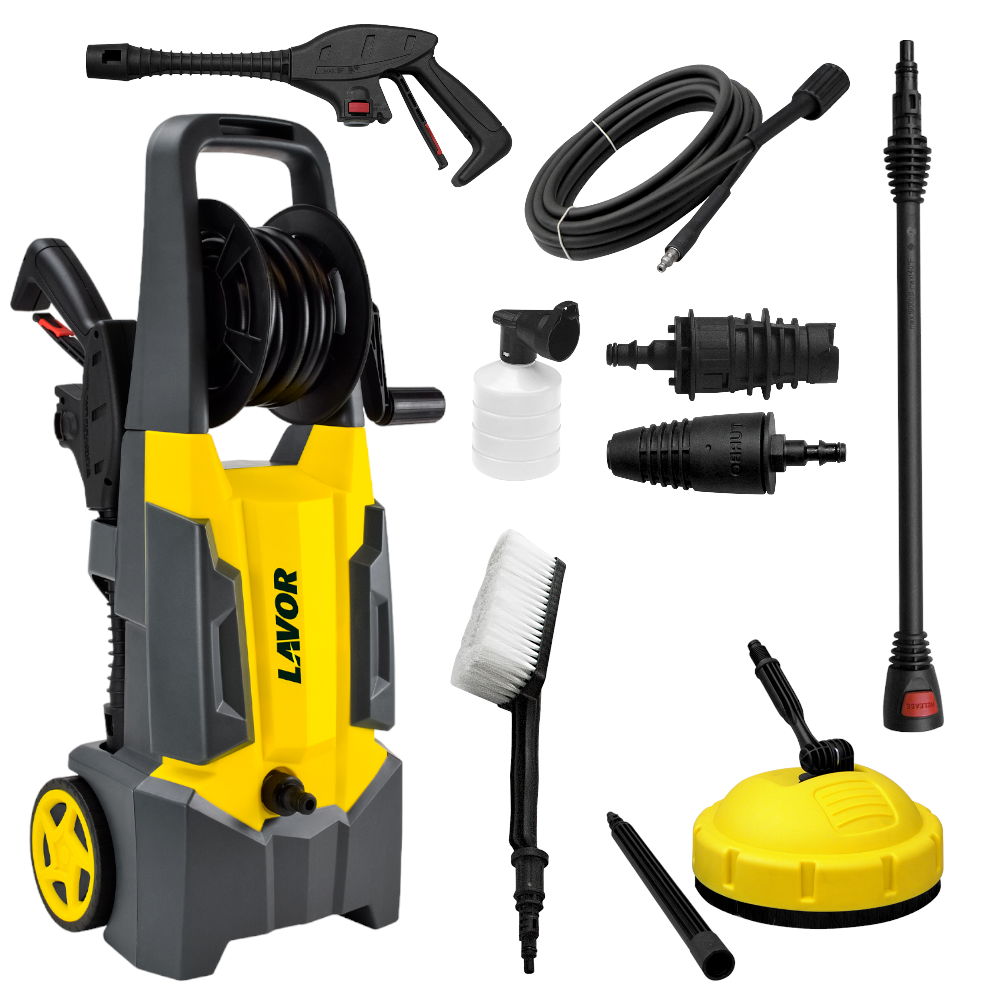 Nettoyeur haute pression 1900W 135 bar eau froide avec clé à tuyau Dive Extra 135 Lavor 