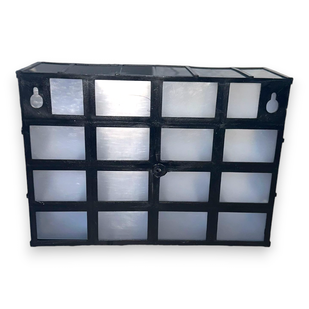 Commode rangement empilable pour petites pièces emboîtables avec 16 tiroirs 22x8,5xH15,6 cm