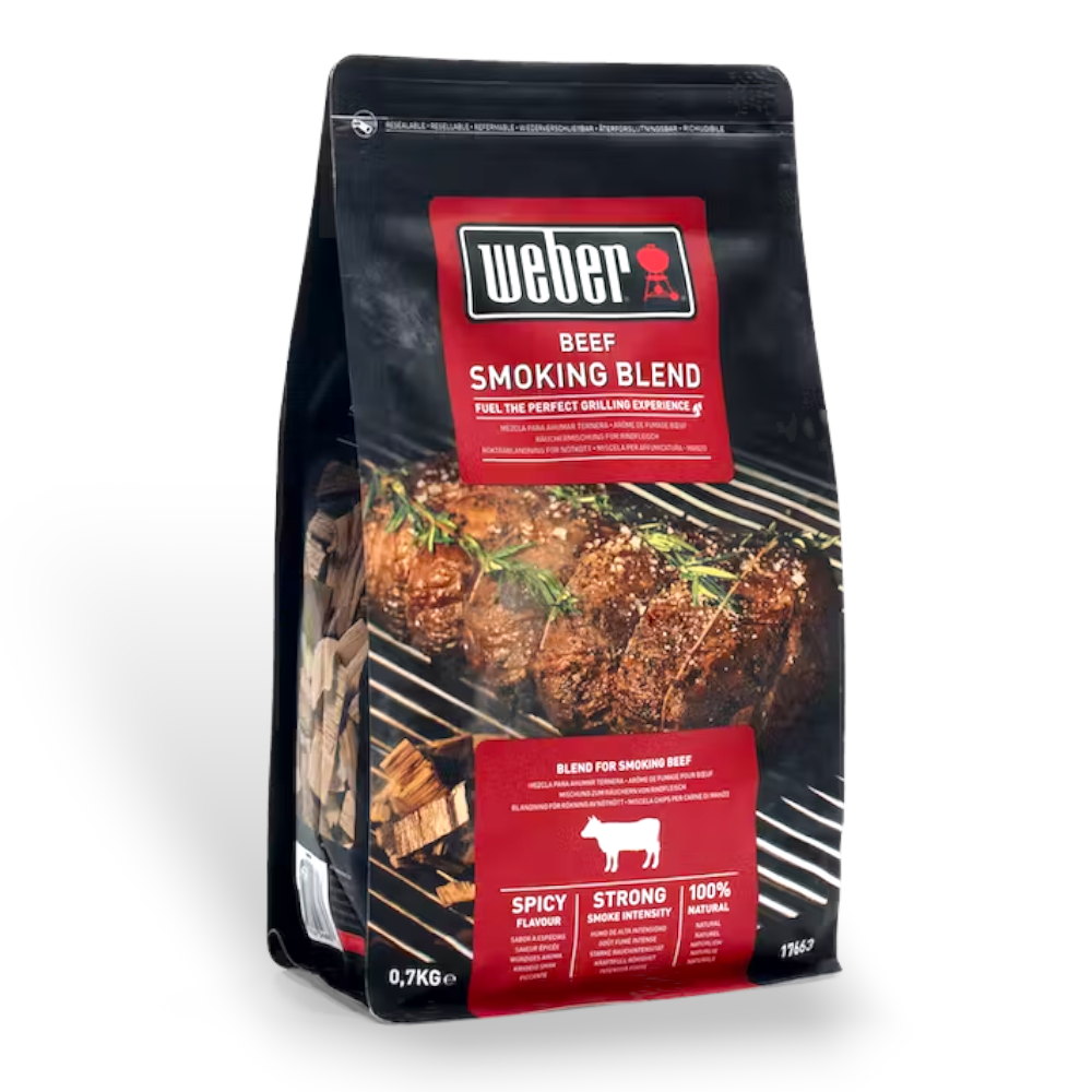 Mélange d'arômes boisés pour fumer les viandes au barbecue avec des notes de caramel WEBER 
