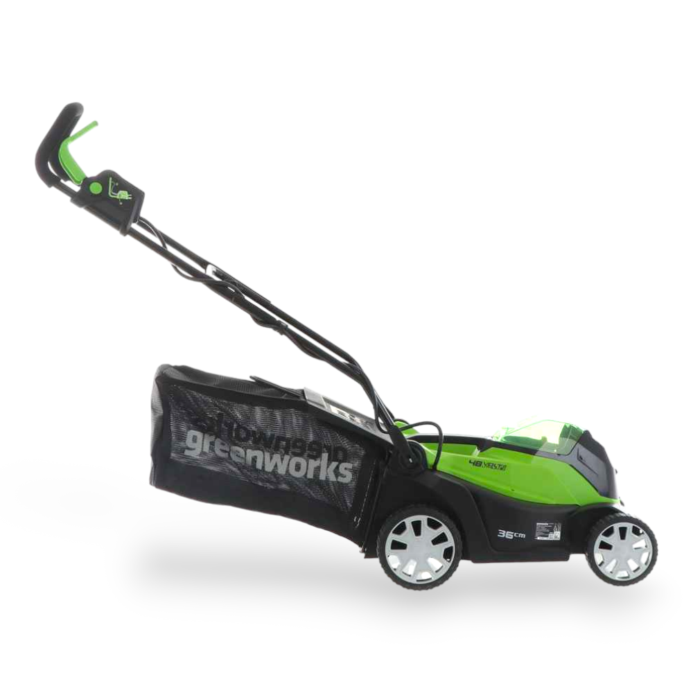 Tondeuse à gazon sur batterie 48 V avec hauteur de coupe réglable GREENWORKS G48LM36