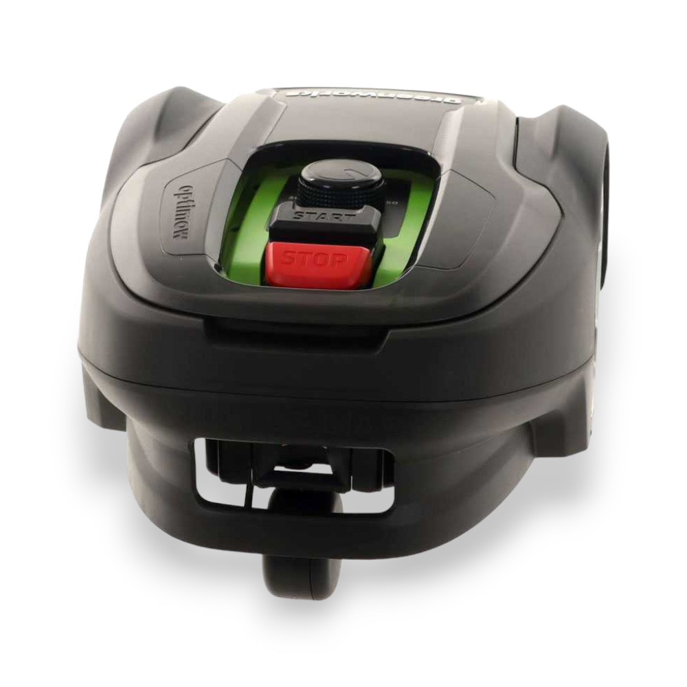 Robot tondeuse Bluetooth silencieux, alimenté par batterie, 48 V, avec contrôle par application Greenworks OPTIMOW 7