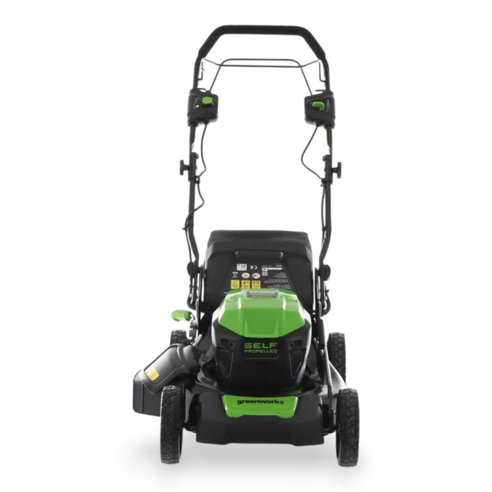 Tondeuse à gazon sur batterie 48 V avec moteur sans balais et coupe 3 en 1 GREENWORKS G48LM46SP