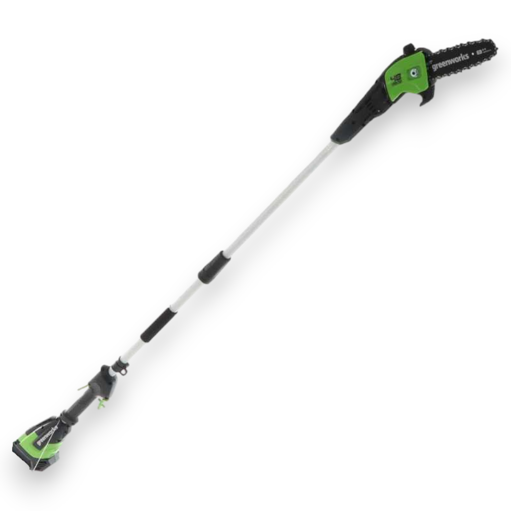 Taille-branches sur batterie 48V avec tige télescopique jusqu'à 250 cm Greenworks G48PS
