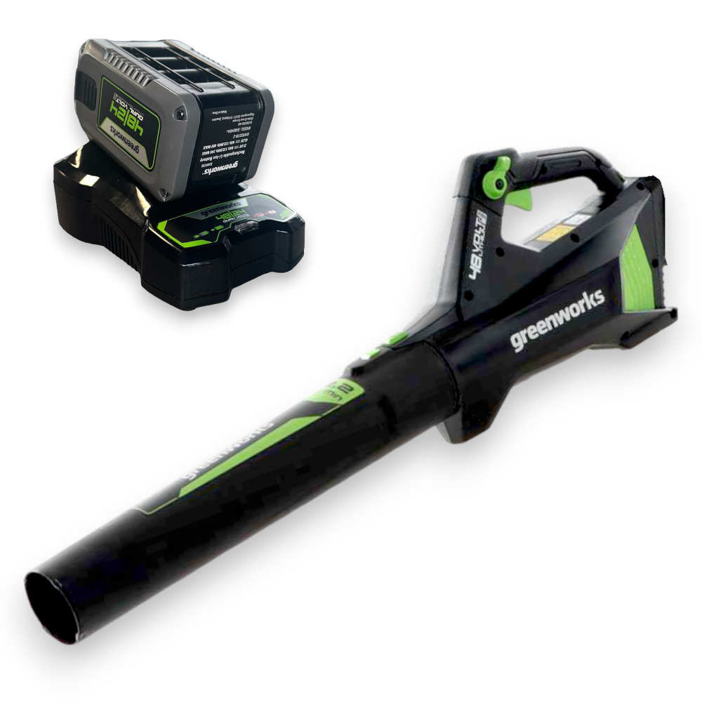 Souffleur axial sans fil 48V avec kit batterie et chargeur GREENWORKS GD48ABK2