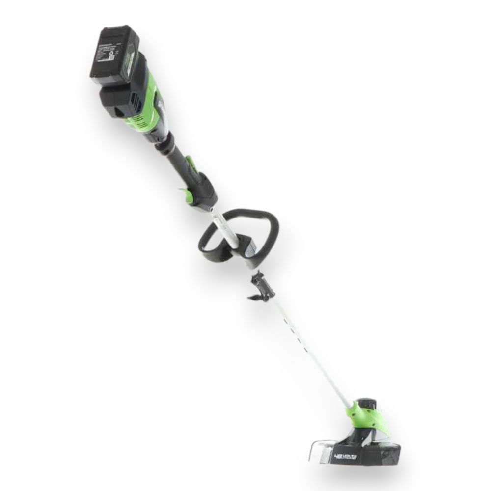 Tondeuse sans fil 48V avec poignée réglable et tête double fil GREENWORKS G48ST8
