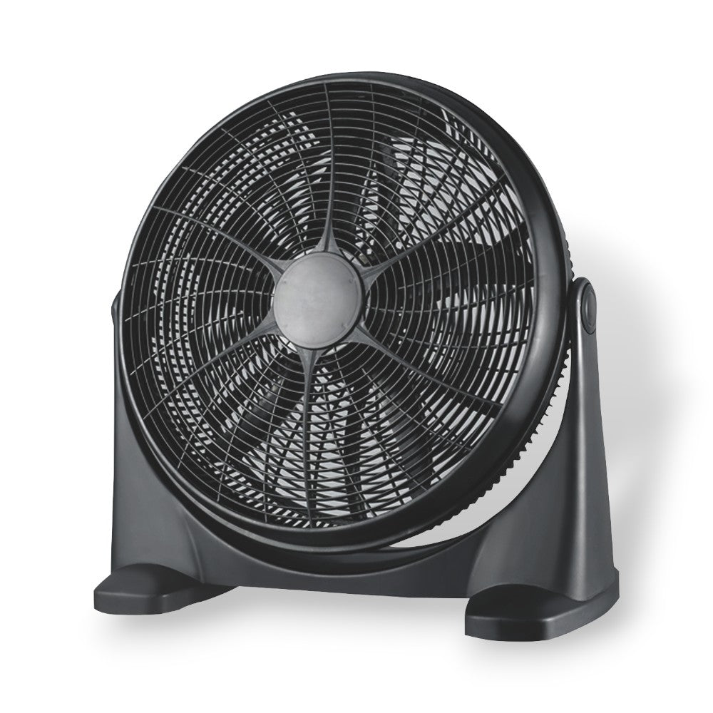 Puissant ventilateur sur pied de 80W à 5 pales Ø50 cm à inclinaison réglable 